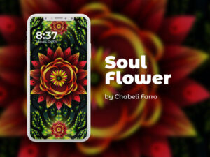 Flowerly Illustrated Wallpaper